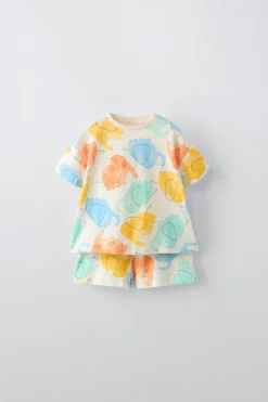 2-6 ANOS/ PIJAMA ELEFANTES-ZARA Outlet