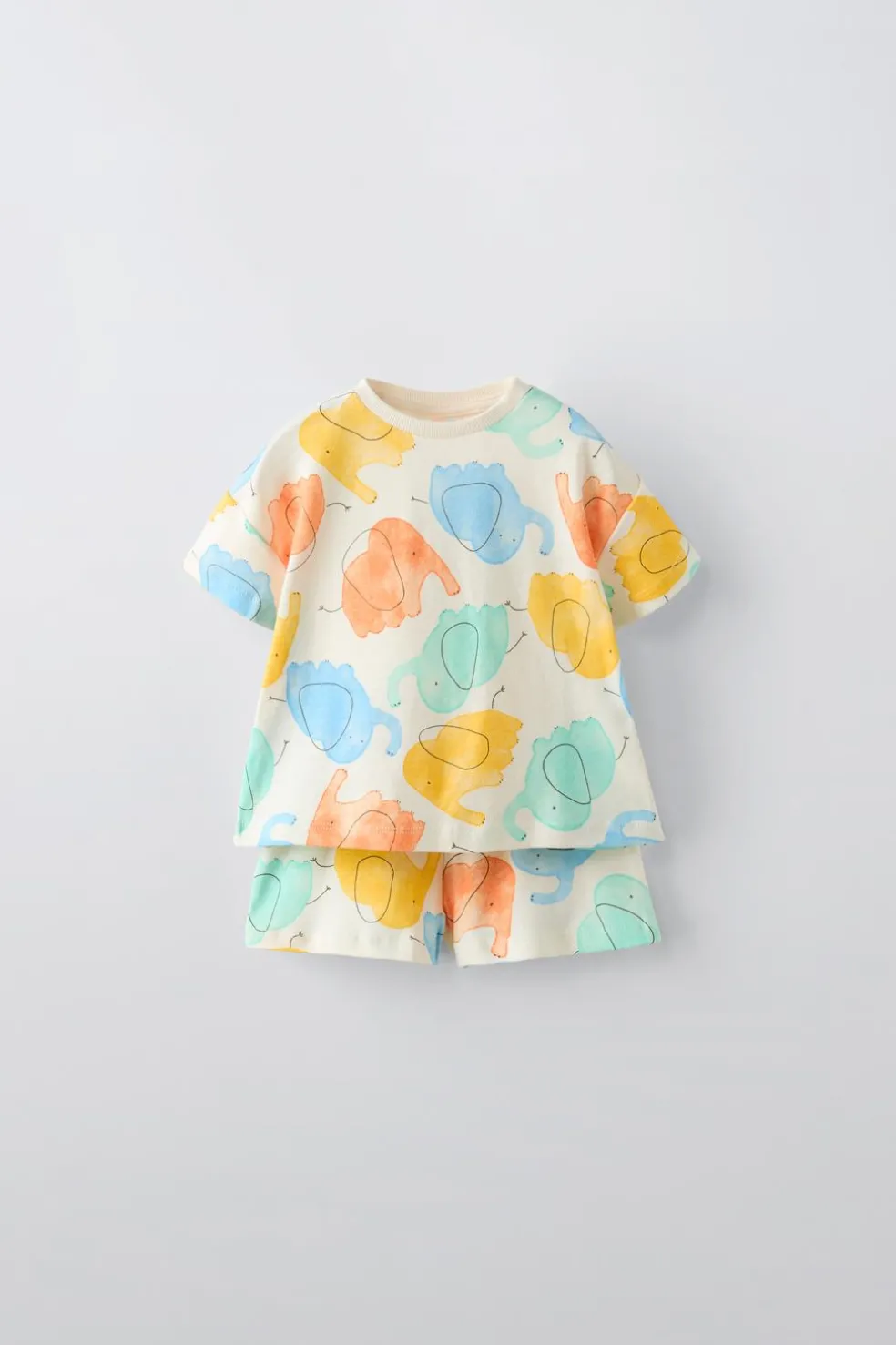 2-6 ANOS/ PIJAMA ELEFANTES-ZARA Outlet