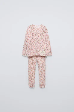 2-6 ANOS/ PIJAMA FLORES-ZARA Hot