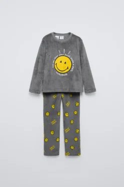 6-14 ANOS/ PIJAMA POLAR SMILEYWORLD®-ZARA Discount