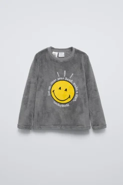 6-14 ANOS/ PIJAMA POLAR SMILEYWORLD®-ZARA Discount