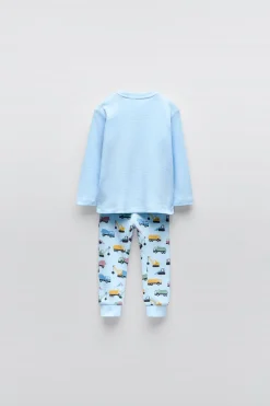 2-6 ANOS/ PIJAMA WAFFLE GRUAS-ZARA Outlet