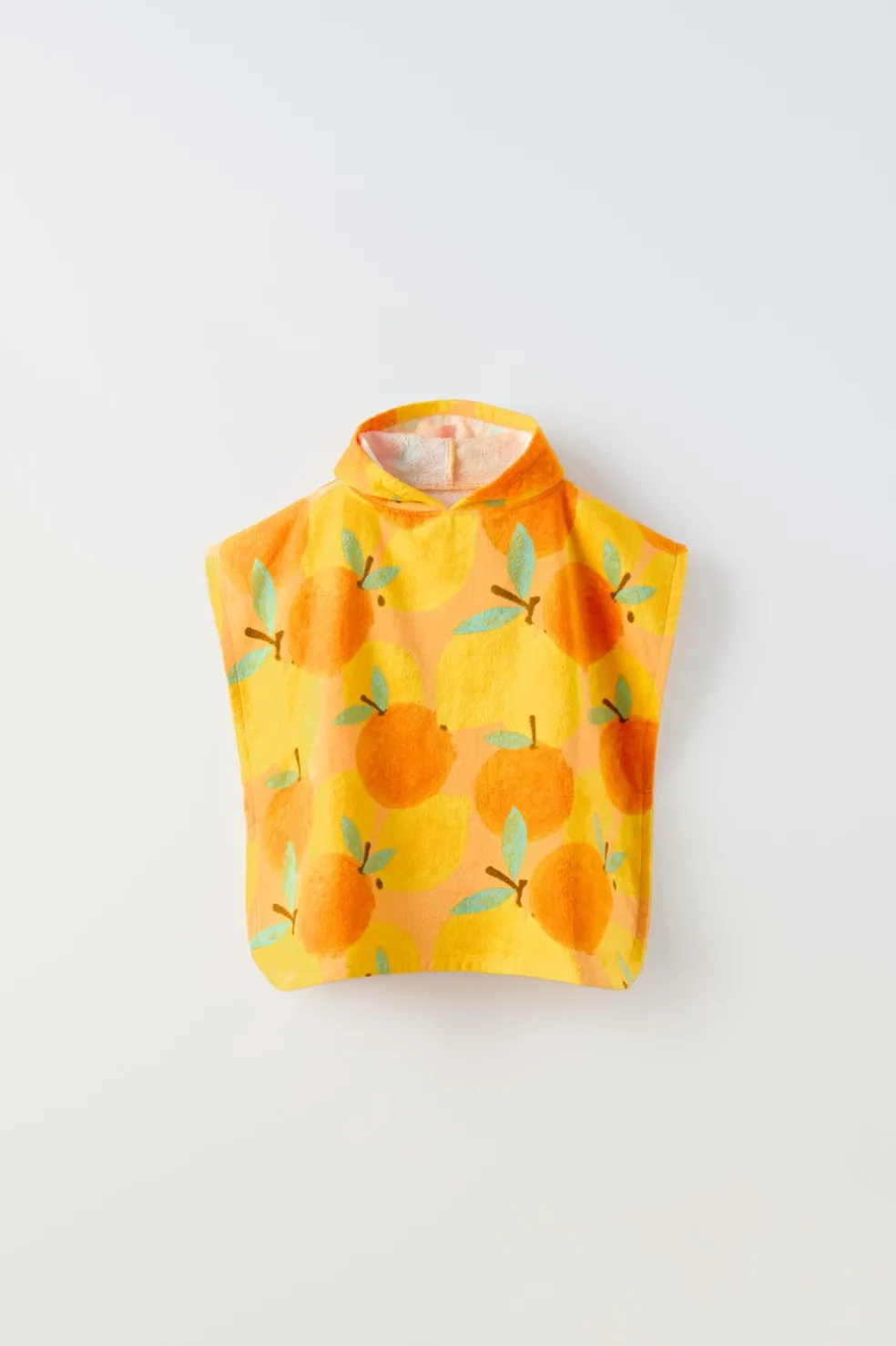 4-5 ANOS/ PONCHO EM TERRYCLOTH FRUTAS-ZARA Clearance