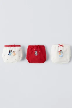 2-6 ANOS/PACK DE TRÊS CUECAS BLUEY © LUDO STUDIO-ZARA Best