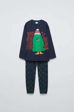 6-14 ANOS/PIJAMA ÁRVORE-ZARA Sale