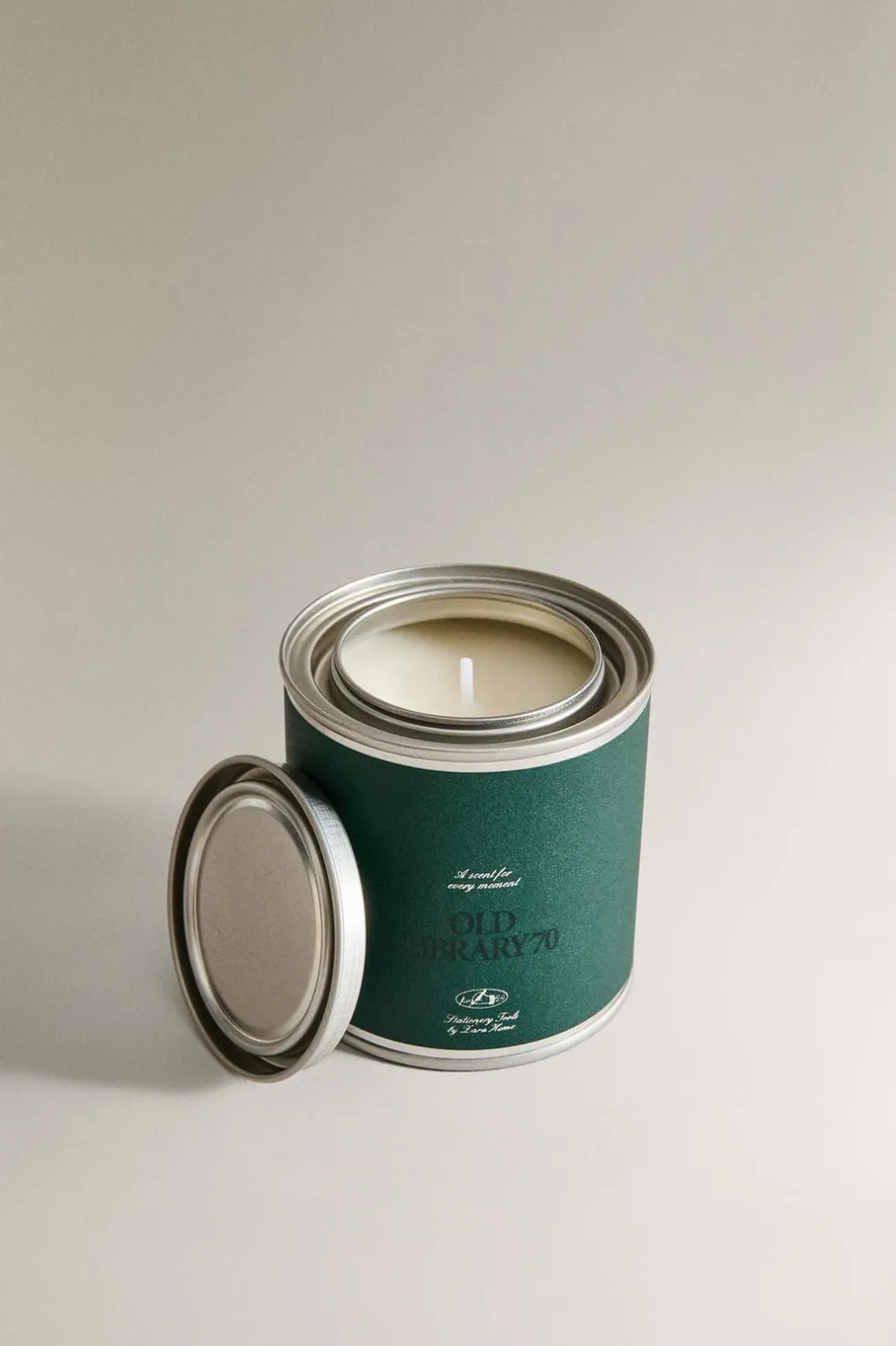 ZARA Fragrâncias Para Casa|Fragrâncias Para Casa^(230 G) VELA AROMÁTICA OLD LIBRARY 70 Lima-claro