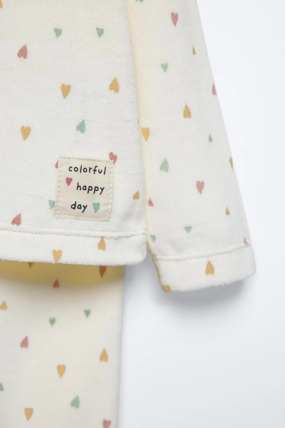 18 MESES - 6 ANOS/ PIJAMA DE VELUDO COM CORAÇÕES-ZARA Sale
