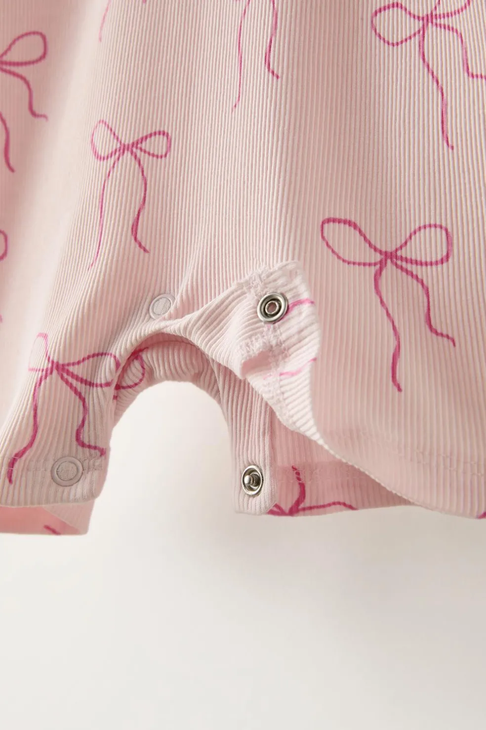 1-18 MESES/ PACK DE DOIS PIJAMAS INTEIROS CURTOS COM LAÇOS-ZARA New