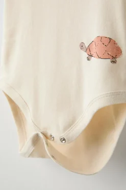 1 MÊS - 3 ANOS/ PACK DE CINCO BODIES ANIMAIZINHOS-ZARA New
