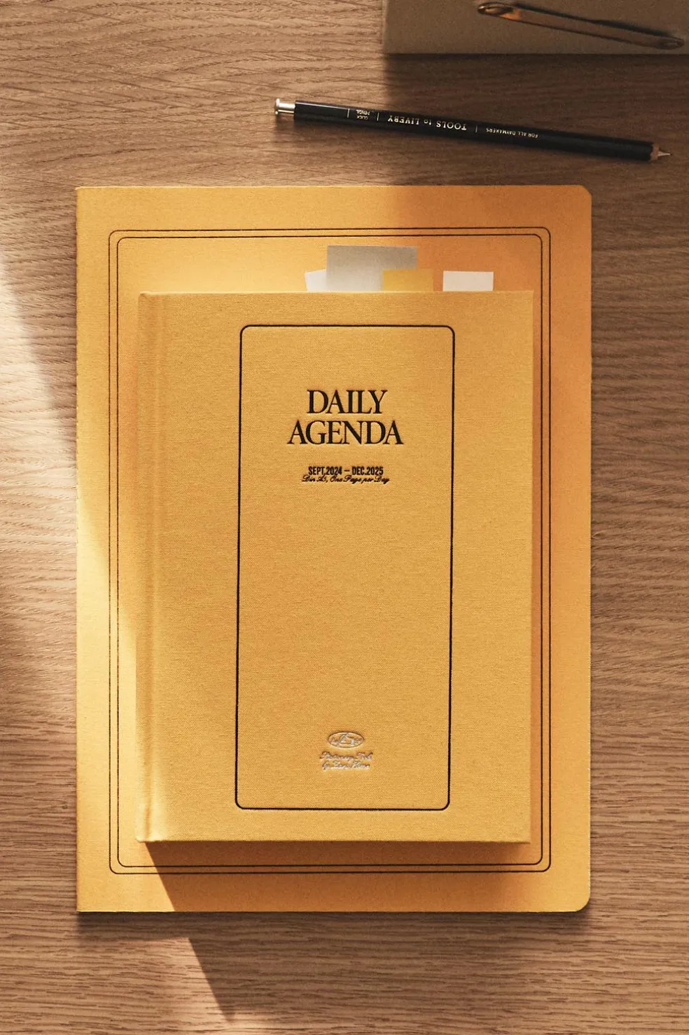 ZARA Presentes Para O Lar|Presentes Para O Lar^AGENDA DE VISTA DIÁRIA PAPELARIA A5 Amarelo