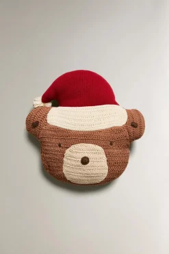 ALMOFADA INFANTIL COM URSO DE NATAL-ZARA New