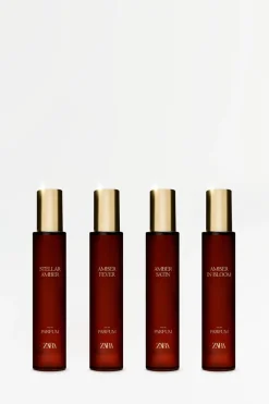 ZARA Perfumes^AMBER COLLECTION DISCOVERY SET EDP 4 X30ML (1.0 FL. OZ). 0110/687