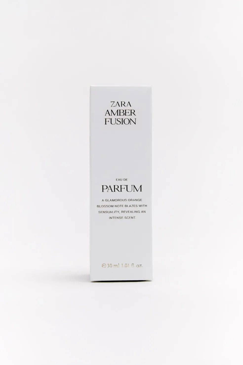 ZARA Perfumes^AMBER FUSION EDP 30ML (1.0 FL. OZ). 0110/516
