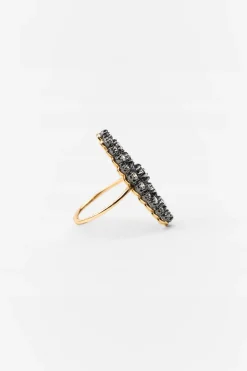 ZARA Acessórios / Bijuteria^ANEL COM ZIRCÓNIAS LIMITED EDITION Dourado