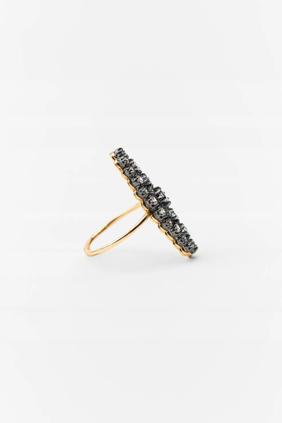 ZARA Acessórios / Bijuteria^ANEL COM ZIRCÓNIAS LIMITED EDITION Dourado