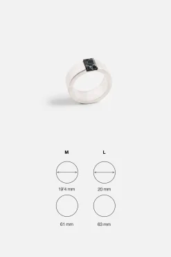 ZARA Acessórios^ANEL COMBINADO COM PEDRA Prata