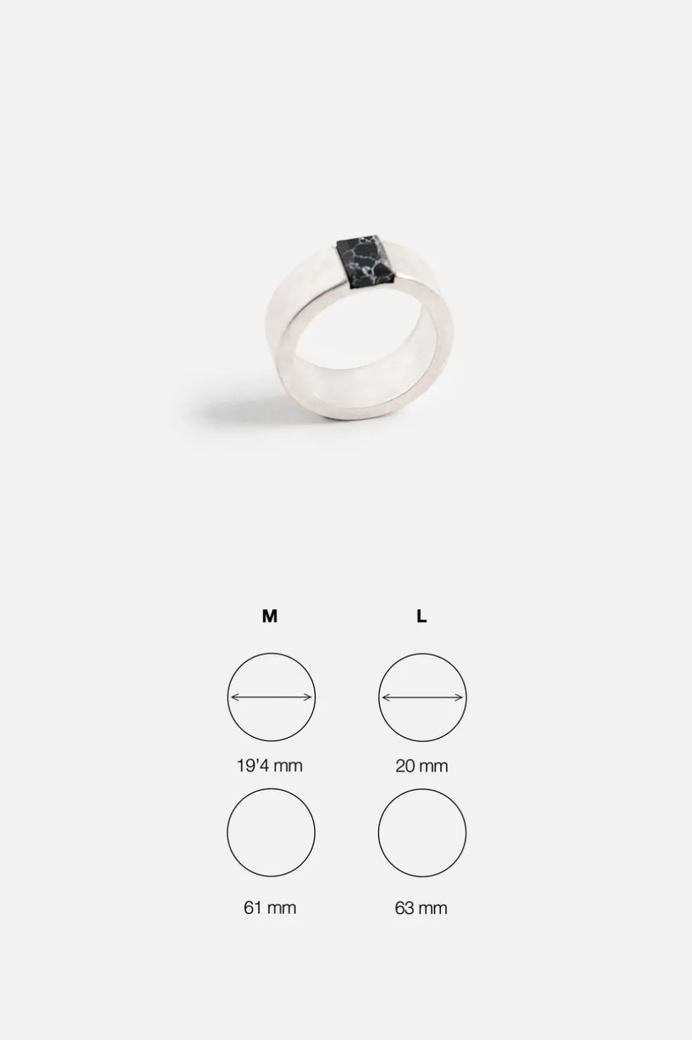 ZARA Acessórios^ANEL COMBINADO COM PEDRA Prata