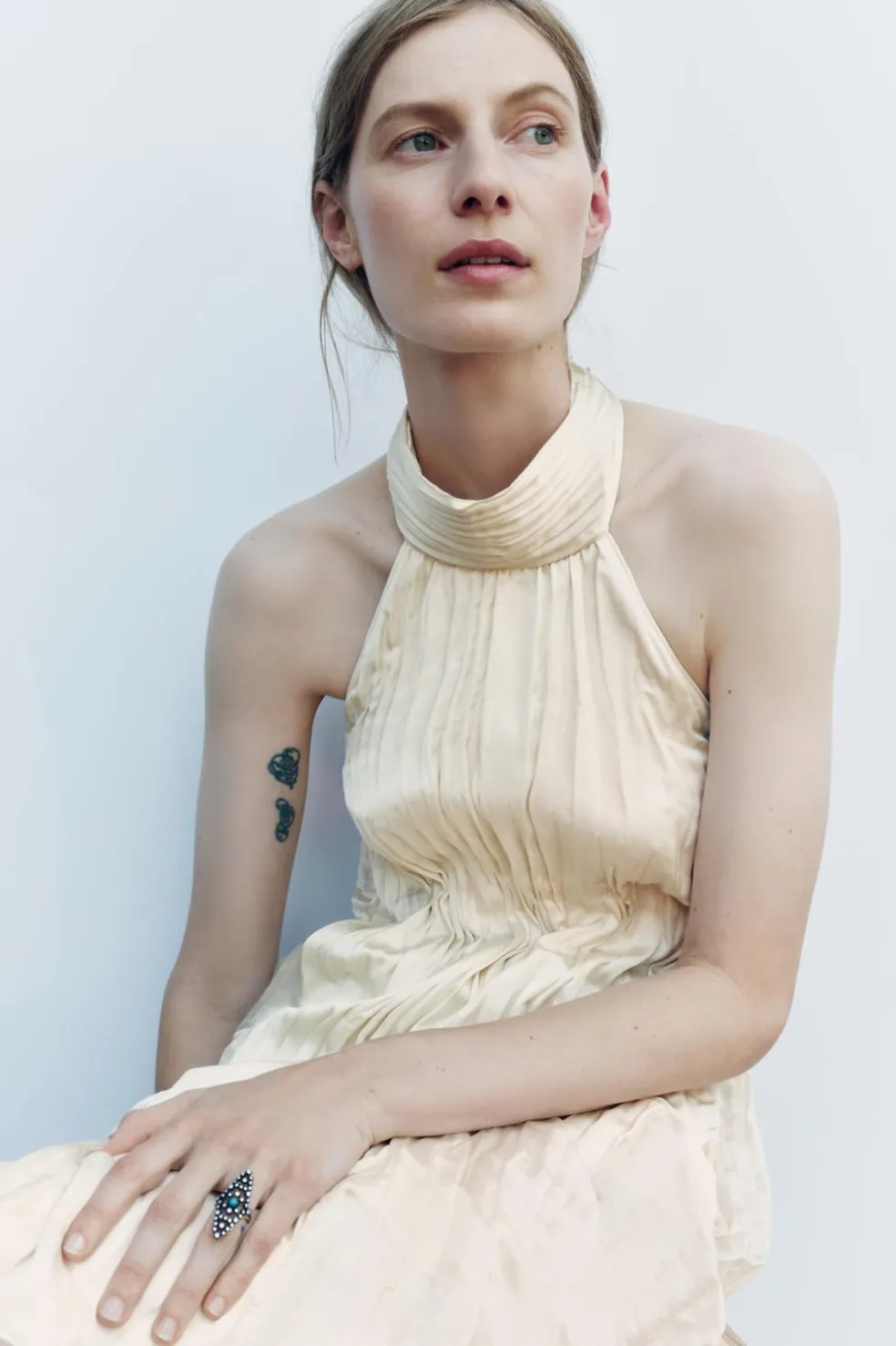 ZARA Acessórios / Bijuteria^ANEL PEDRA ZIRCONITES LIMITED EDITION Dourado