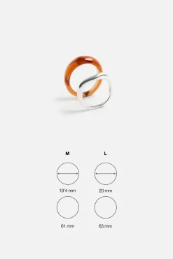 ZARA Acessórios^ANÉIS COMBINADOS PACK 2 Prata