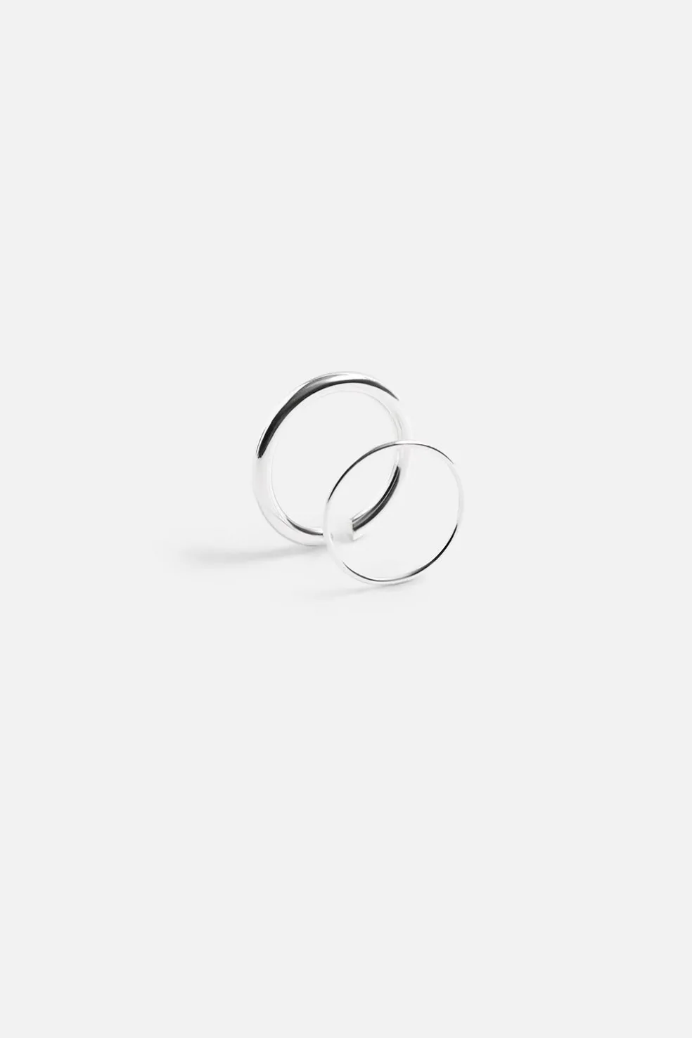 ZARA Acessórios^ANÉIS COMBINADOS PACK 2 Prata