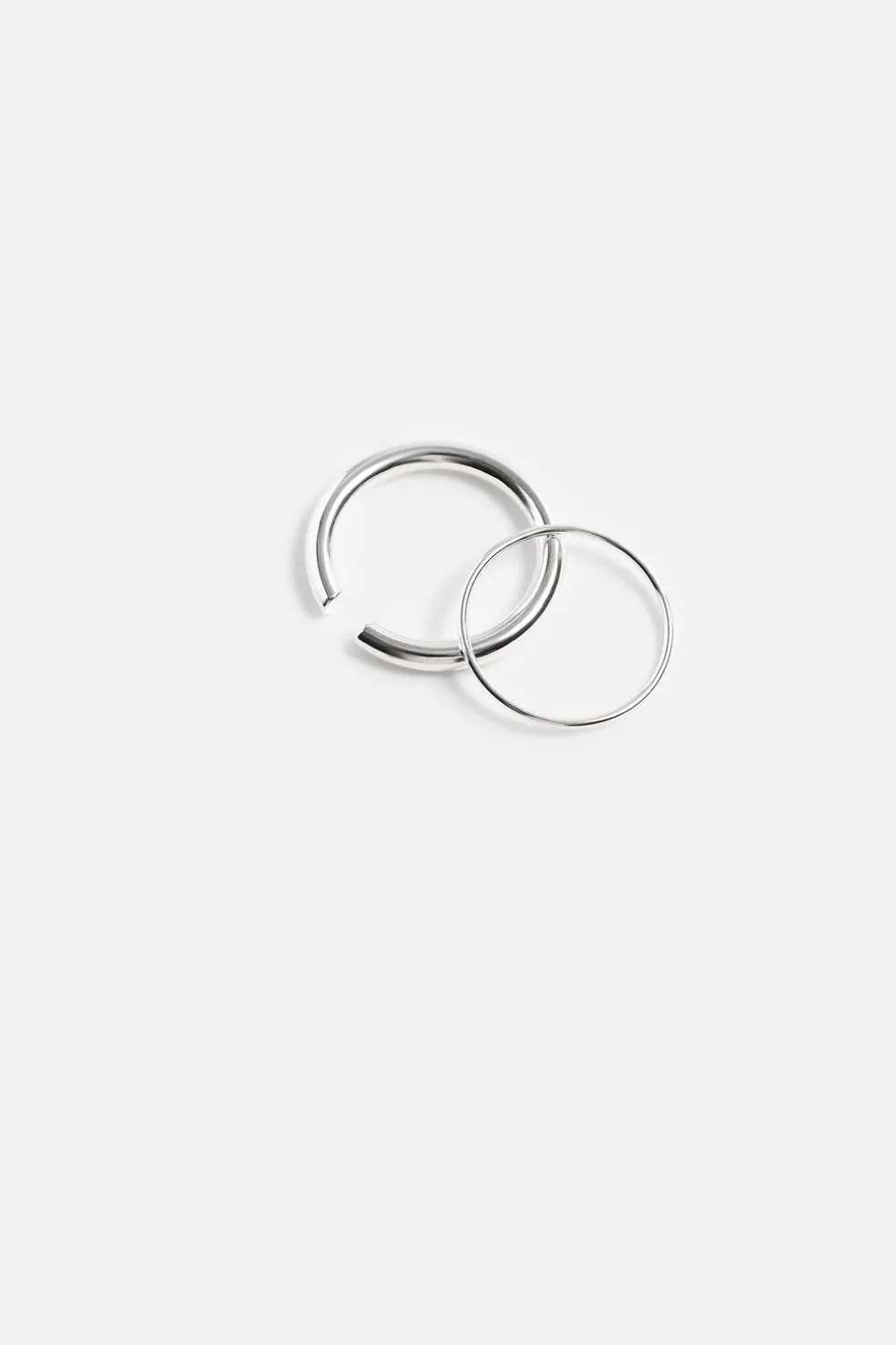 ZARA Acessórios^ANÉIS COMBINADOS PACK 2 Prata