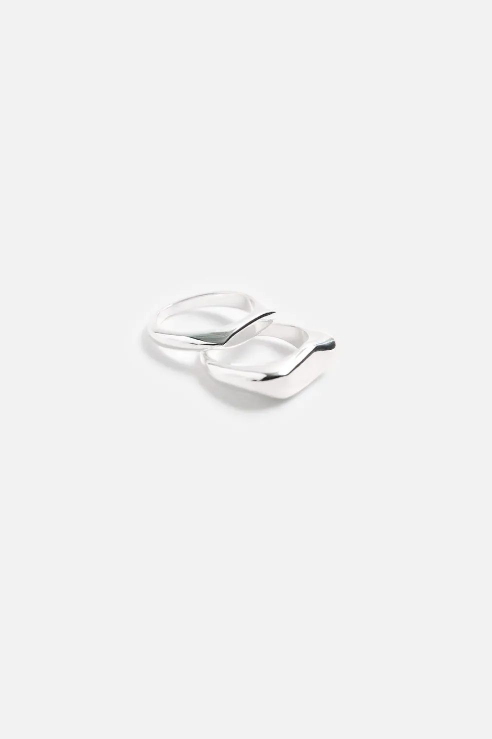 ZARA Acessórios^ANÉIS COMBINADOS PACK 2 Prata