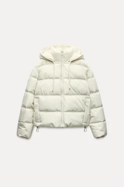 ZARA Winter Layersnew|Sobretudos / Anoraques^ANORAQUE ACOLCHOADO CURTO WATER AND WIND PROTECTION Cru