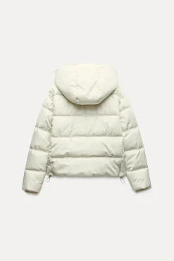 ZARA Winter Layersnew|Sobretudos / Anoraques^ANORAQUE ACOLCHOADO CURTO WATER AND WIND PROTECTION Cru