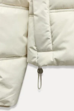 ZARA Winter Layersnew|Sobretudos / Anoraques^ANORAQUE ACOLCHOADO CURTO WATER AND WIND PROTECTION Cru