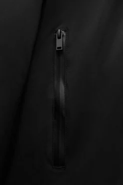 ZARA Sobretudos / Anoraques^ANORAQUE CURTO WATER AND WIND PROTECTION Preto