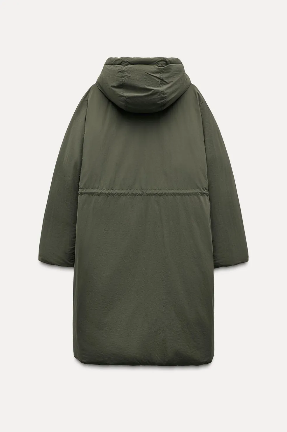 ZARA Sobretudos / Anoraques^ANORAQUE REVERSÍVEL COMPRIDO WATER AND WIND PROTECTION Preto