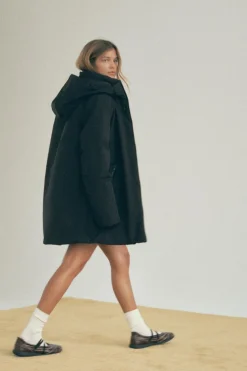 ZARA Sobretudos / Anoraques^ANORAQUE WATER AND WIND PROTECTION Preto