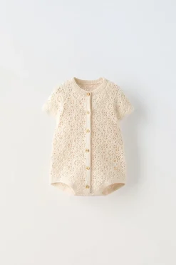 BABYGRO DE CROCHET COM BOTÕES-ZARA Cheap