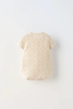 BABYGRO DE CROCHET COM BOTÕES-ZARA Cheap