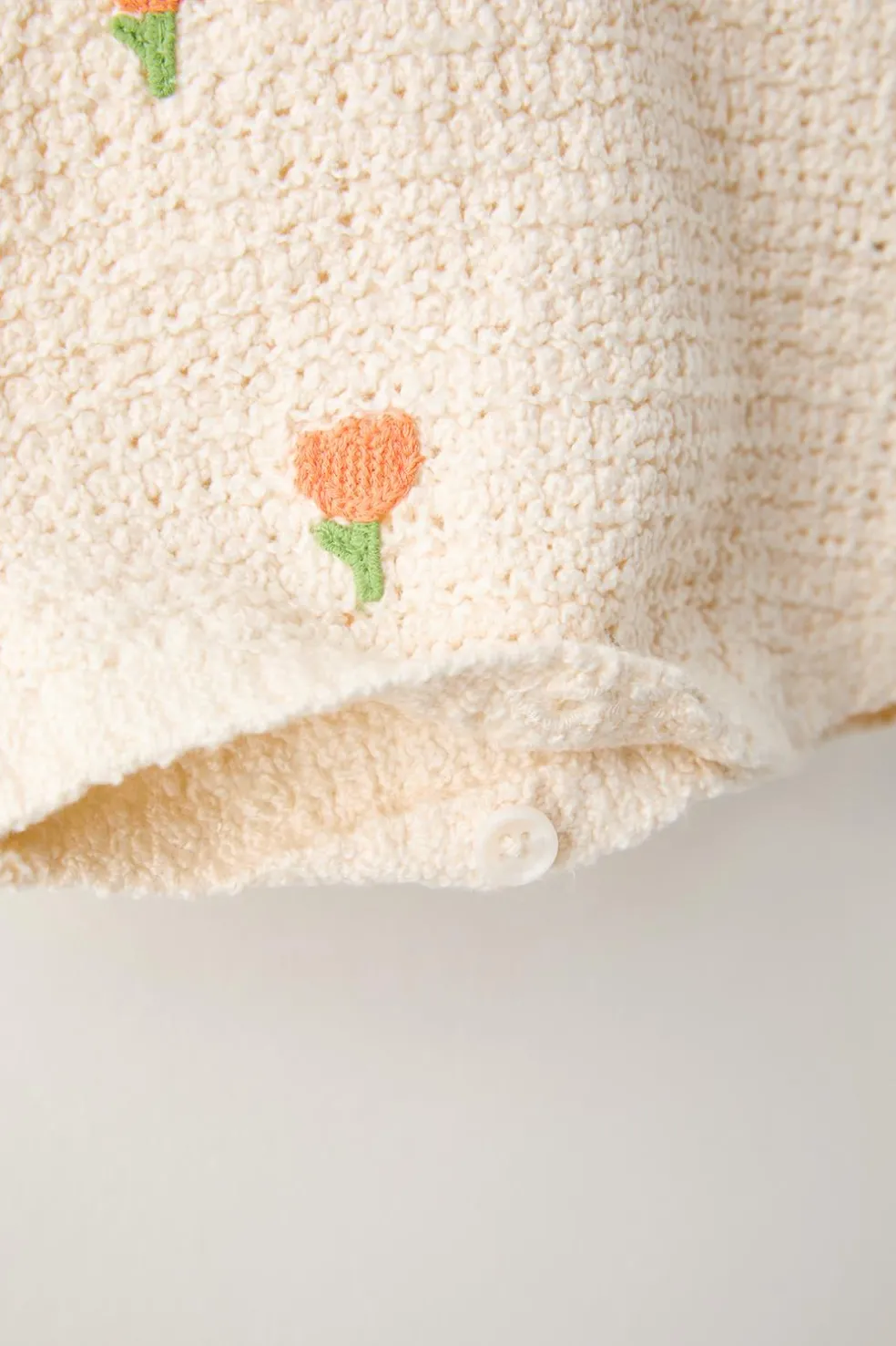 BABYGRO DE MALHA COM FLORES BORDADAS-ZARA Clearance