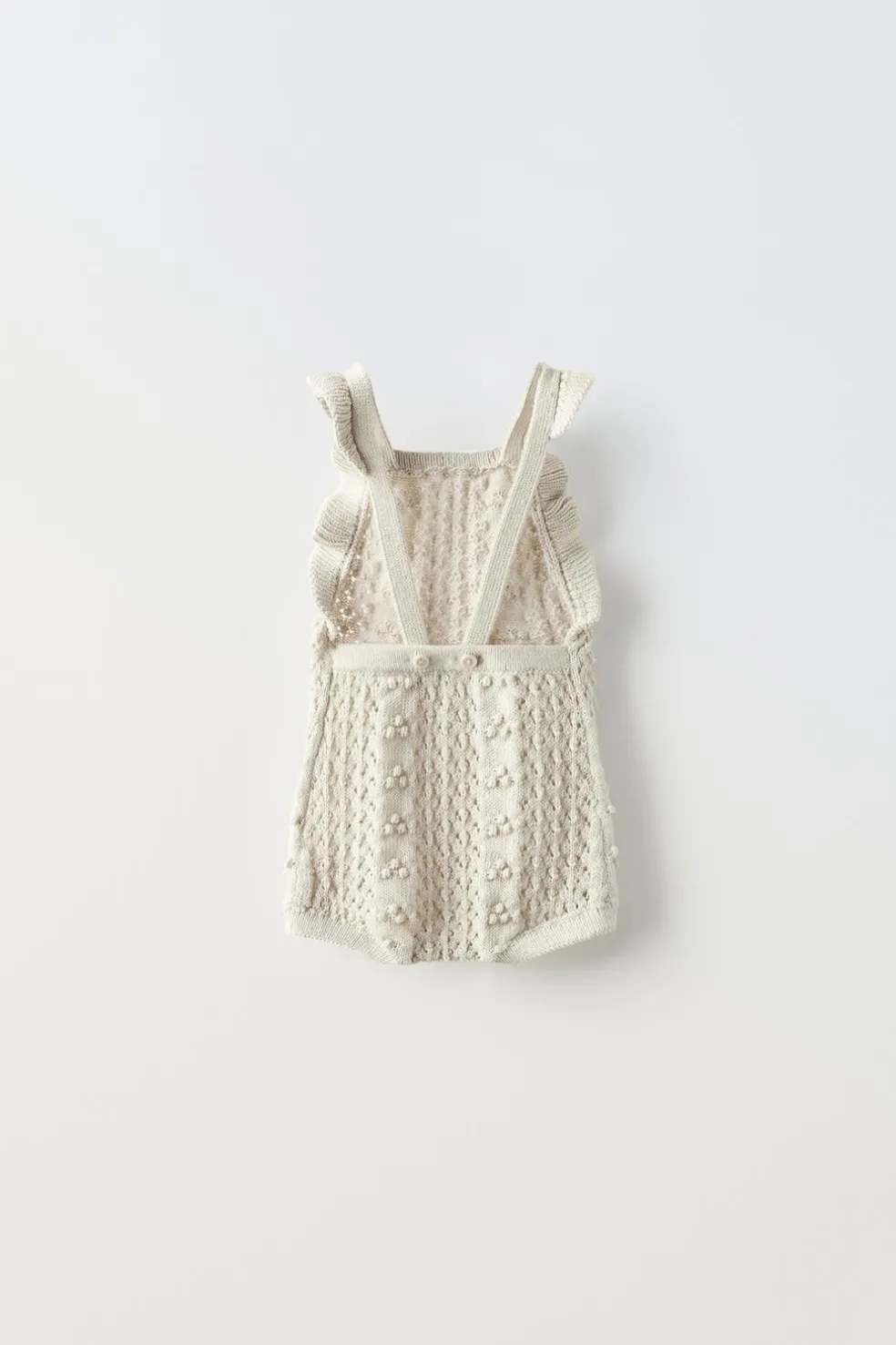 BABYGRO DE MALHA COM FOLHOS-ZARA New