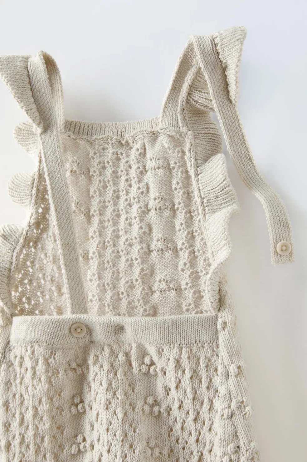 BABYGRO DE MALHA COM FOLHOS-ZARA New