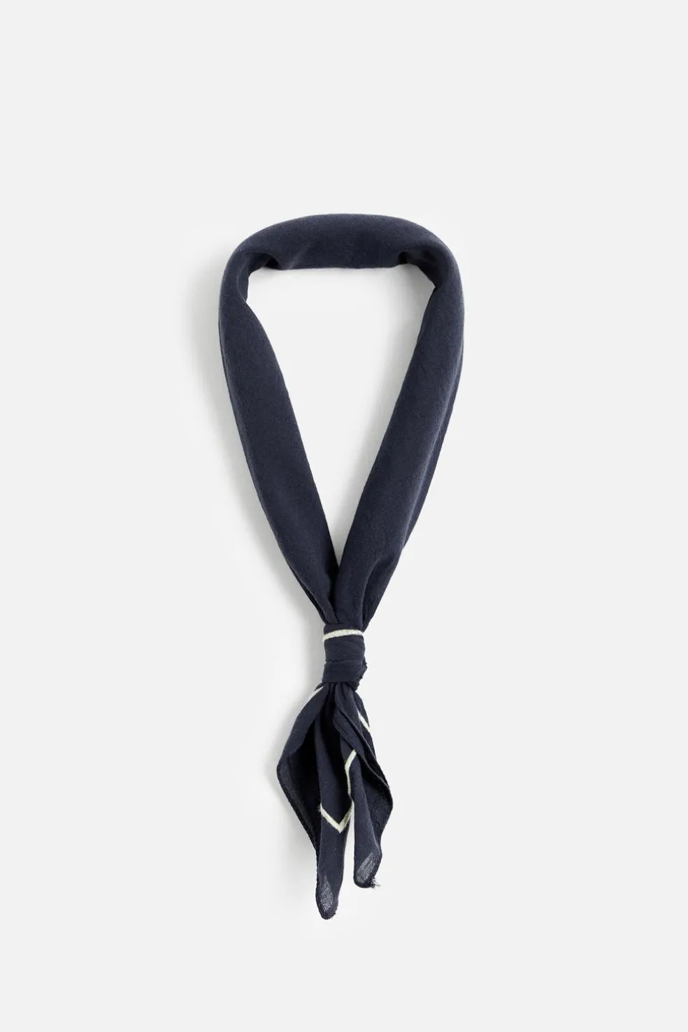 ZARA Acessórios^BANDANA COM BORDADO EM CONTRASTE Azul-marinho-escuro
