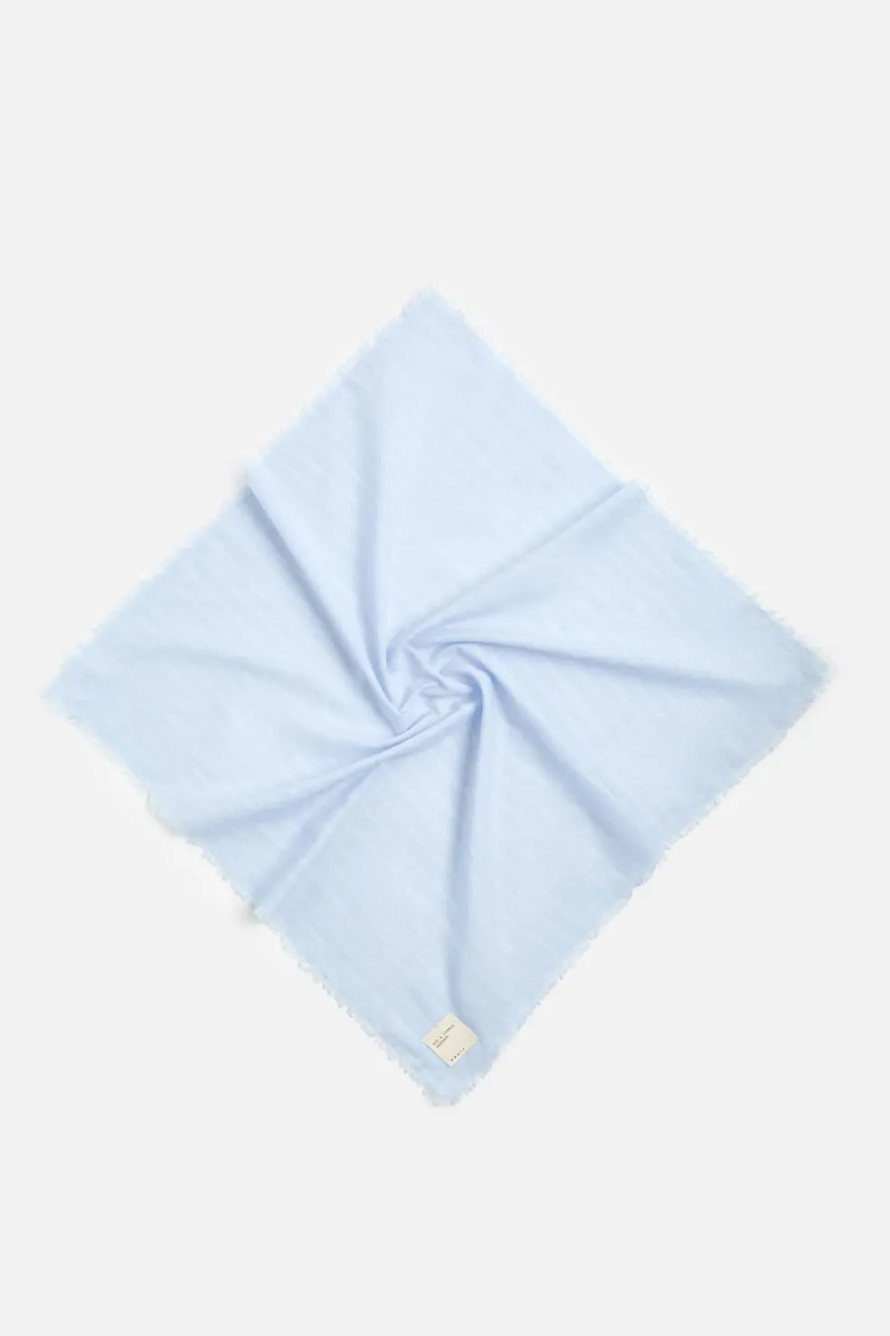 ZARA Acessórios^BANDANA COM ESTAMPADO AOS QUADRADOS Azul-claro