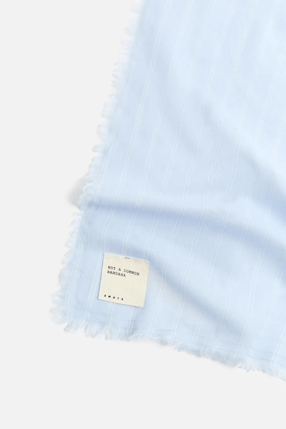 ZARA Acessórios^BANDANA COM ESTAMPADO AOS QUADRADOS Azul-claro