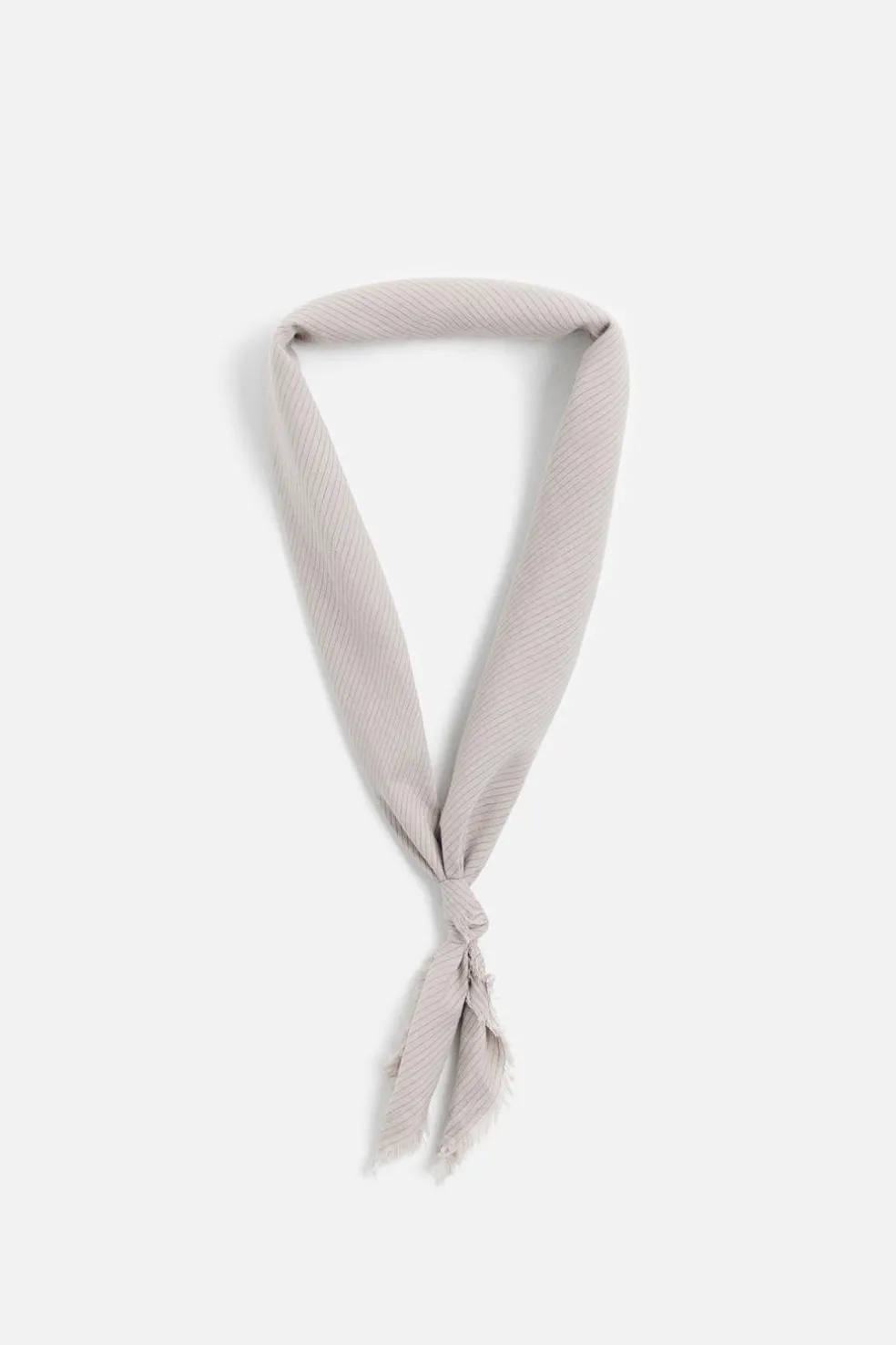 ZARA Acessórios^BANDANA COM ESTAMPADO AOS QUADRADOS Cinzento