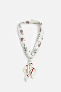 ZARA Acessórios^BANDANA COM ESTAMPADO DE PAISLEY Cru