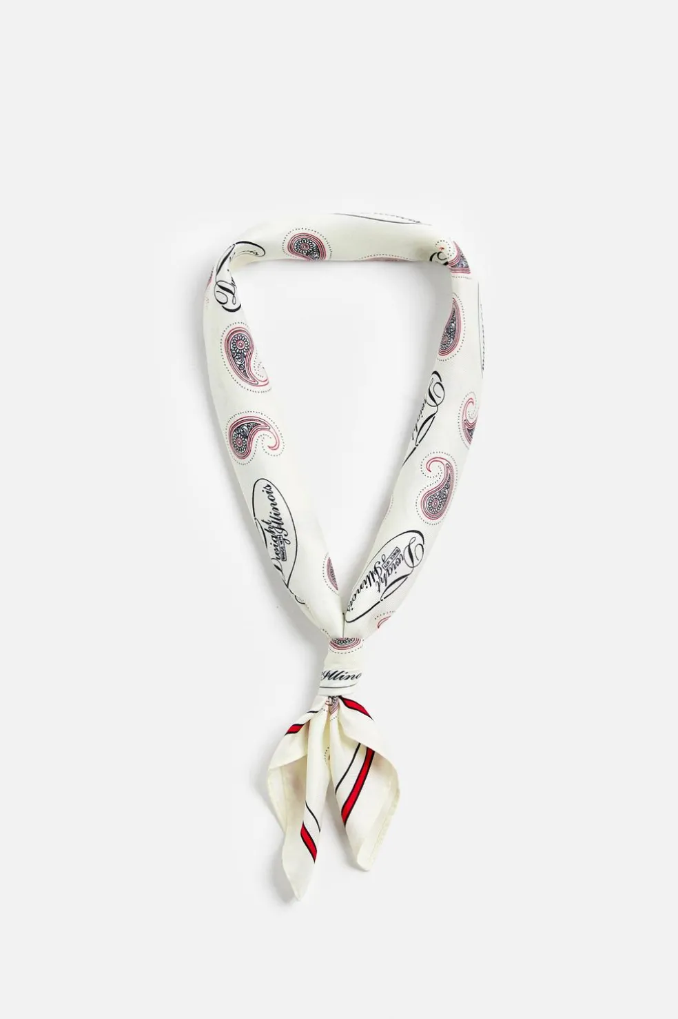 ZARA Acessórios^BANDANA COM ESTAMPADO DE PAISLEY Cru