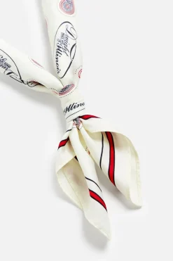 ZARA Acessórios^BANDANA COM ESTAMPADO DE PAISLEY Cru