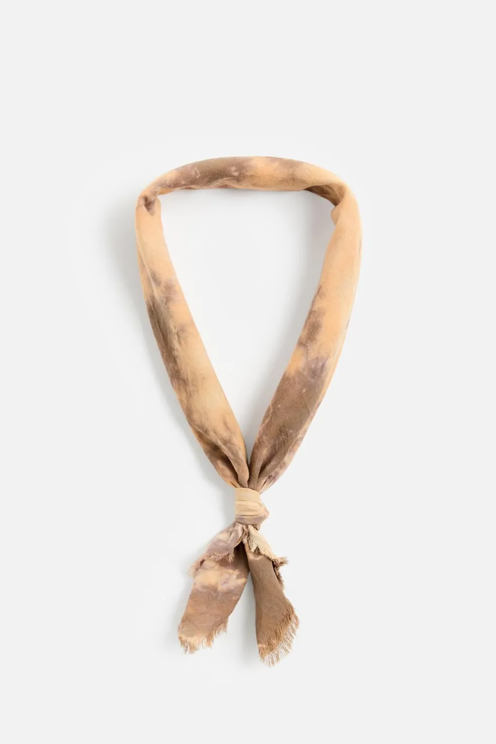 ZARA Acessórios^BANDANA COM ESTAMPADO TIE-DYE Ocre