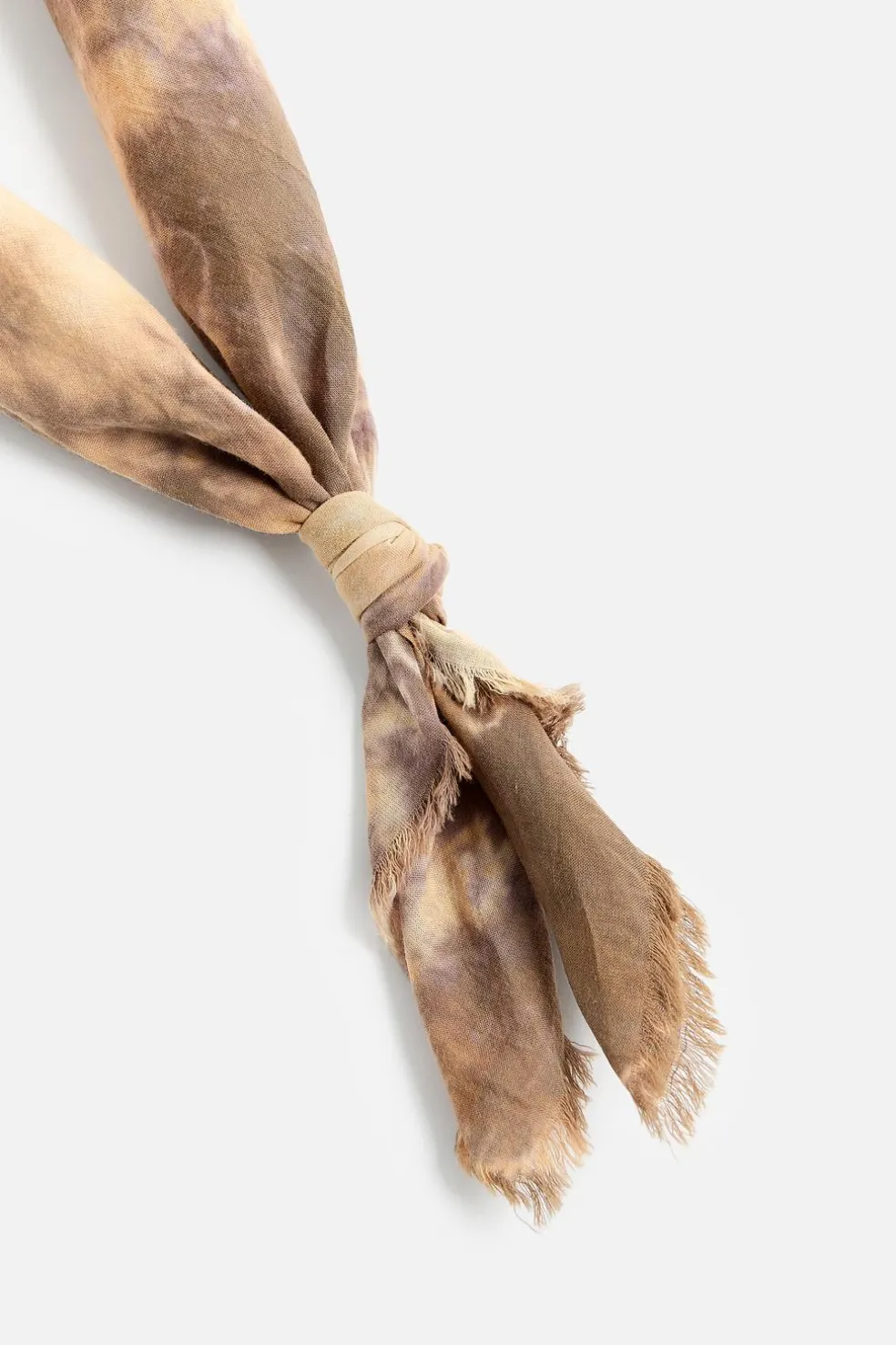 ZARA Acessórios^BANDANA COM ESTAMPADO TIE-DYE Ocre