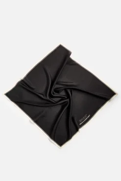 ZARA Acessórios^BANDANA DE SEDA EM CONTRASTE Preto