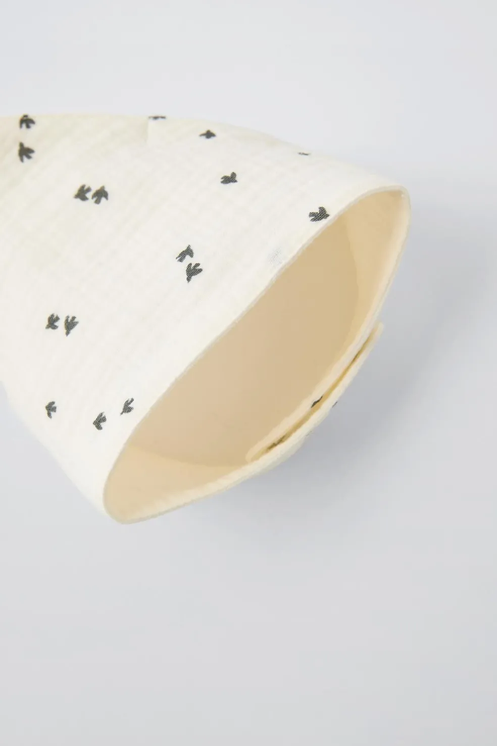 BANDANA EM CREPE COM PASSARINHOS-ZARA Flash Sale