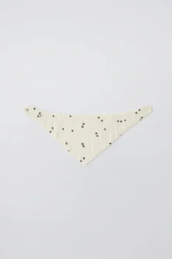 BANDANA EM CREPE COM PASSARINHOS-ZARA Flash Sale