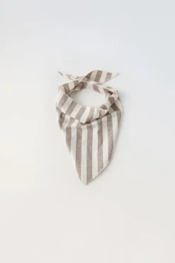BANDANA TRIANGULAR ÀS RISCAS-ZARA Online